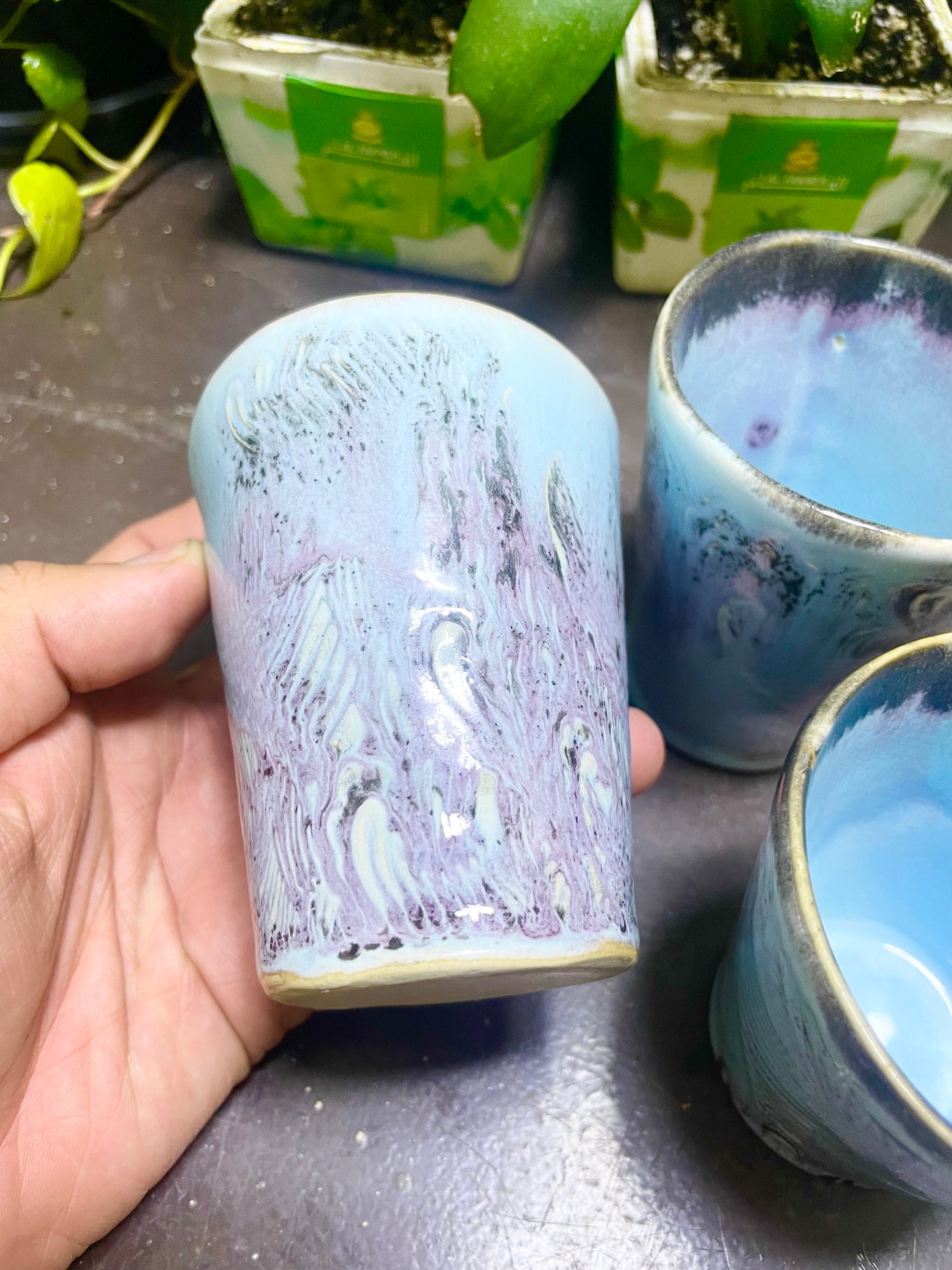 gothic cotton + candy Ceramic Cups Fabric Patterned