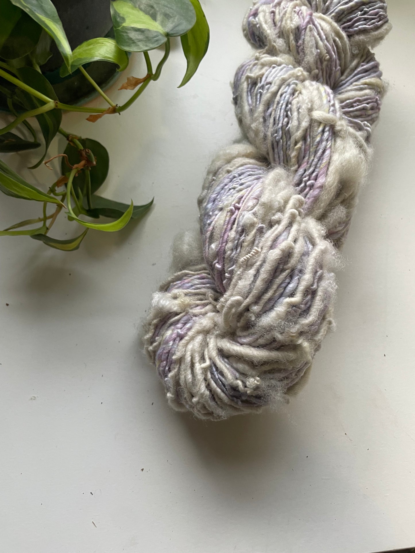 teenage dream single ply Self Striping Art Yarn