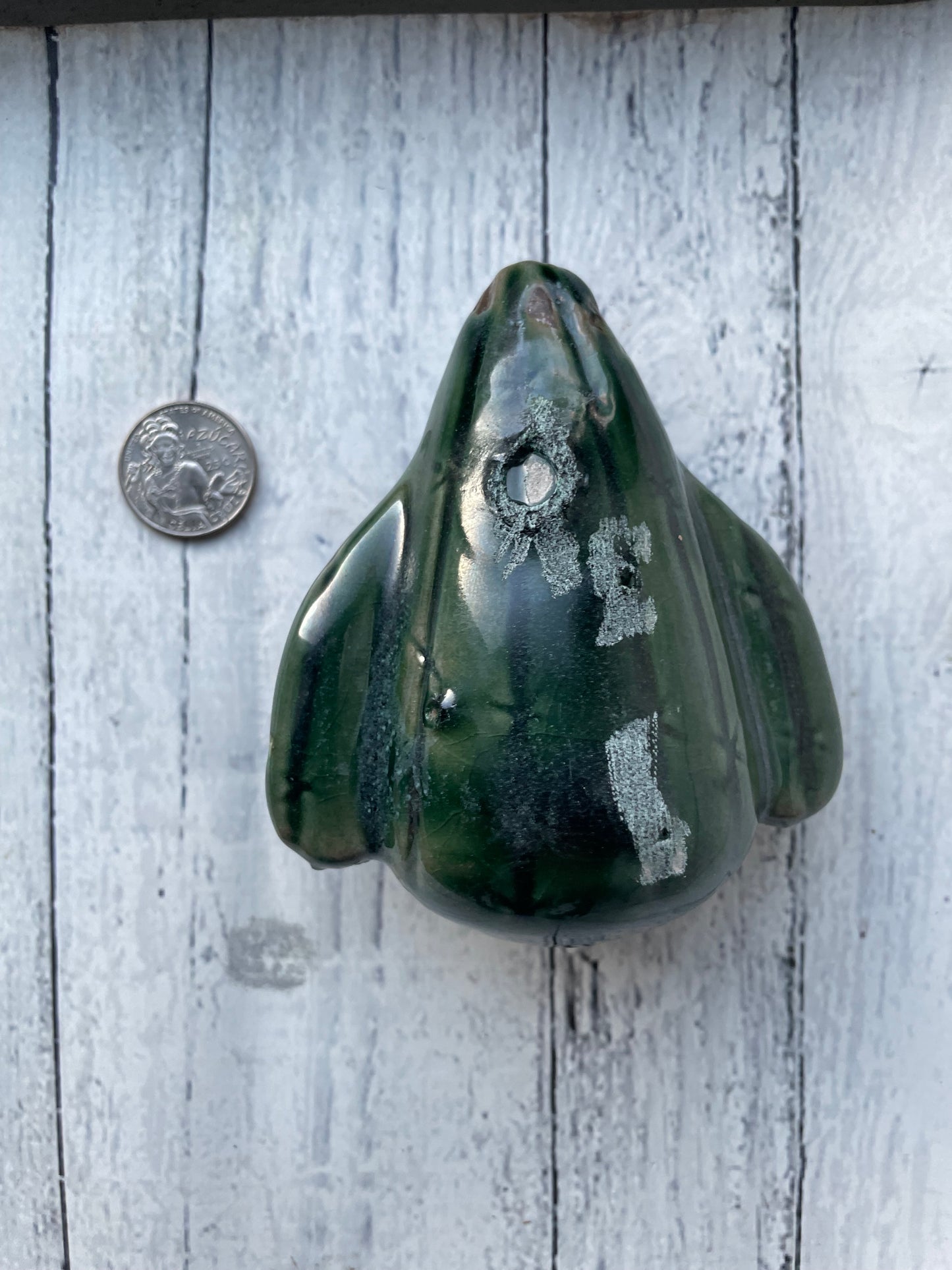 Cactus Smoking Pipe in Dark Grey Green