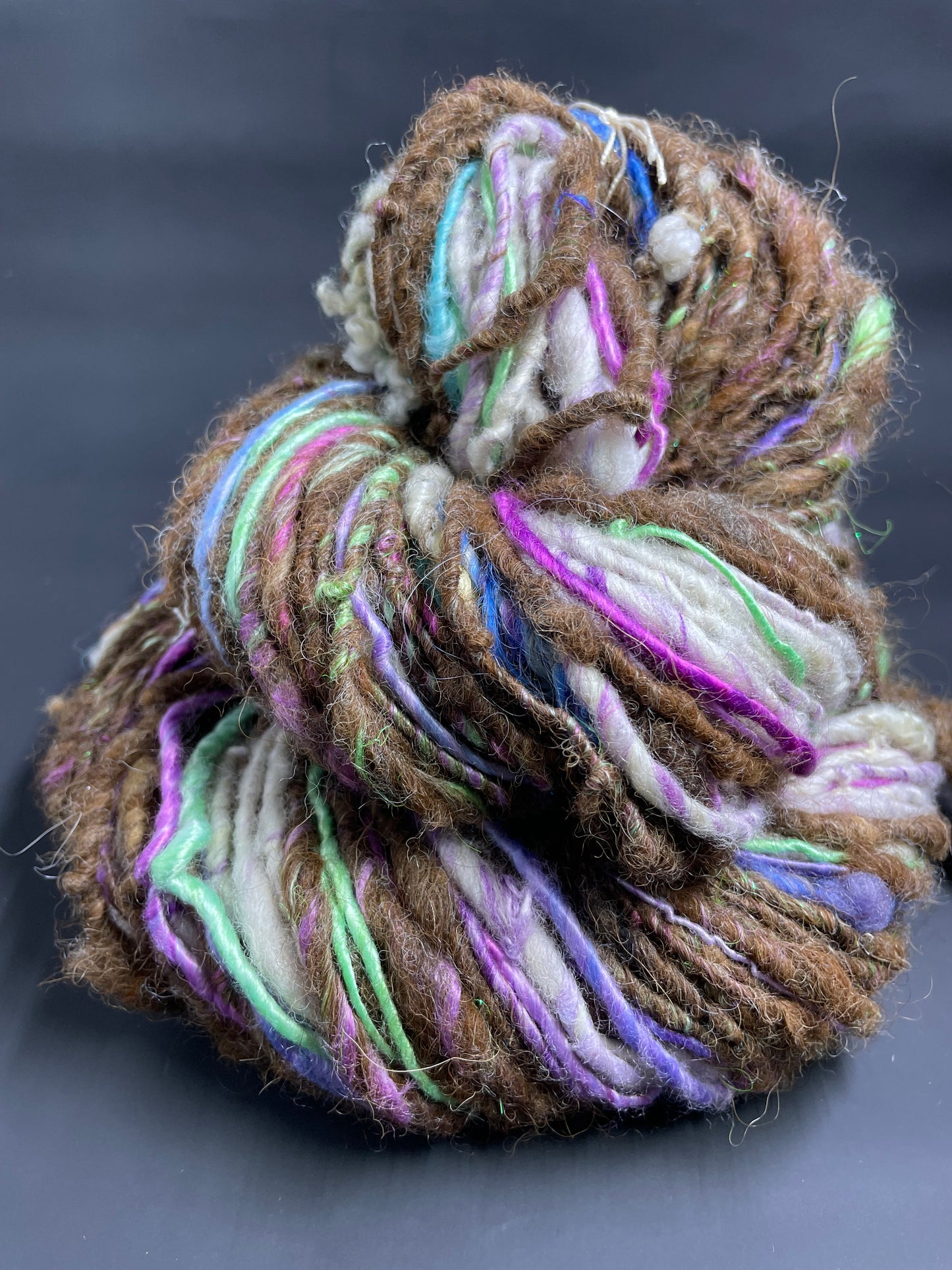 Jewel Toned Alpaca Mambo Self Striping Art Yarn