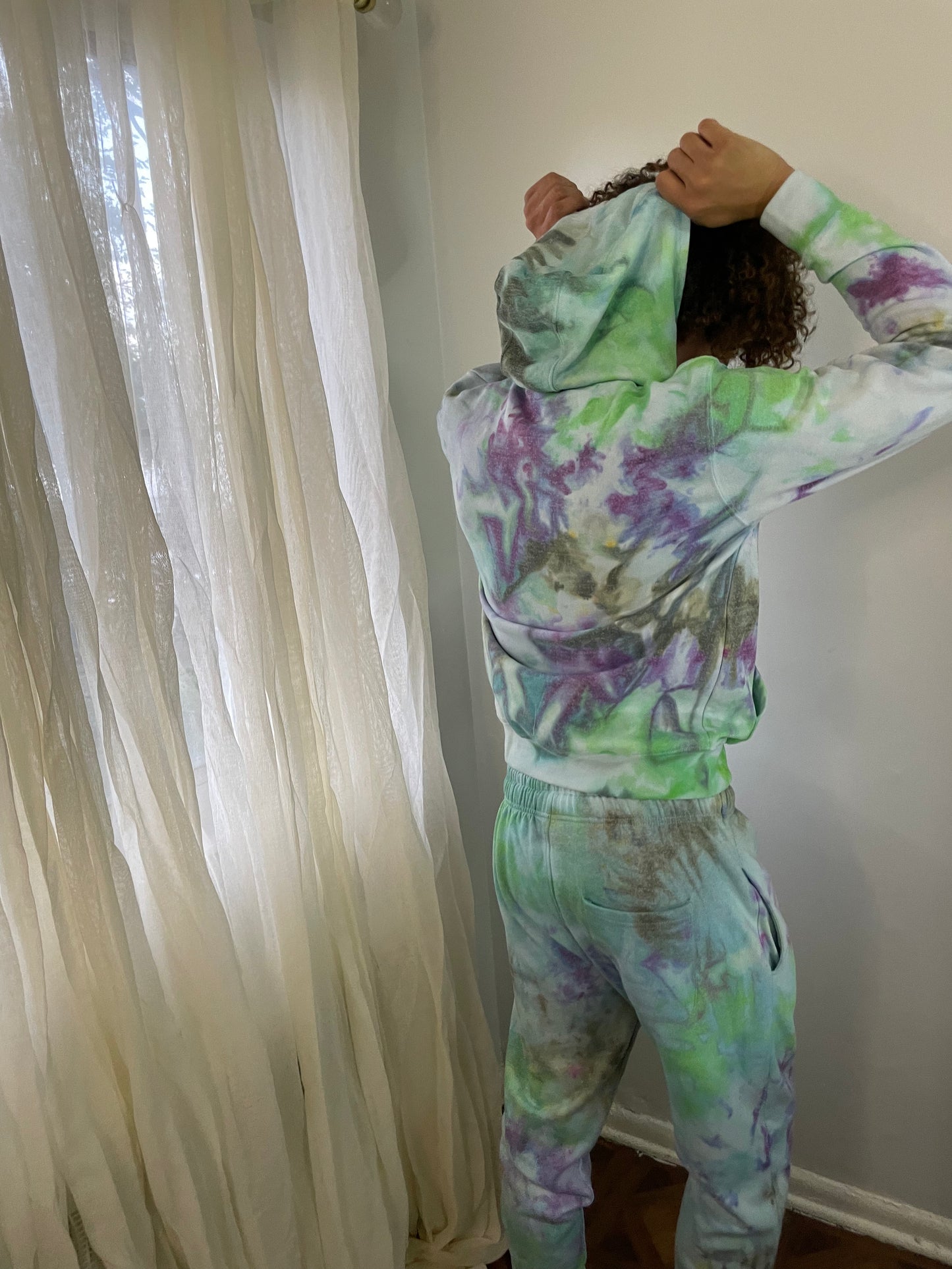 Ice Dyed sweat pants - pixie condo