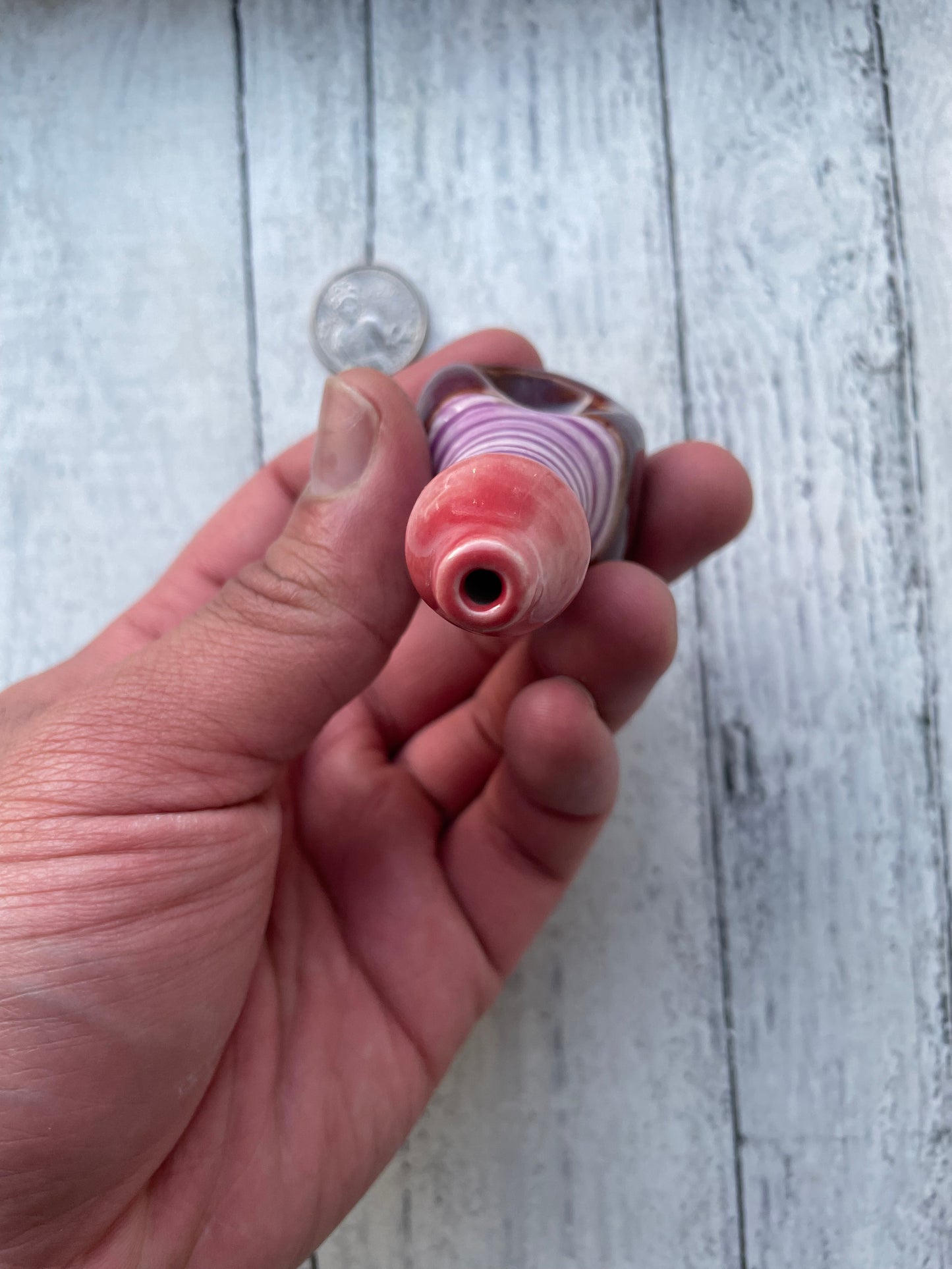 Wheel Thrown Smoking Pipe - turkey