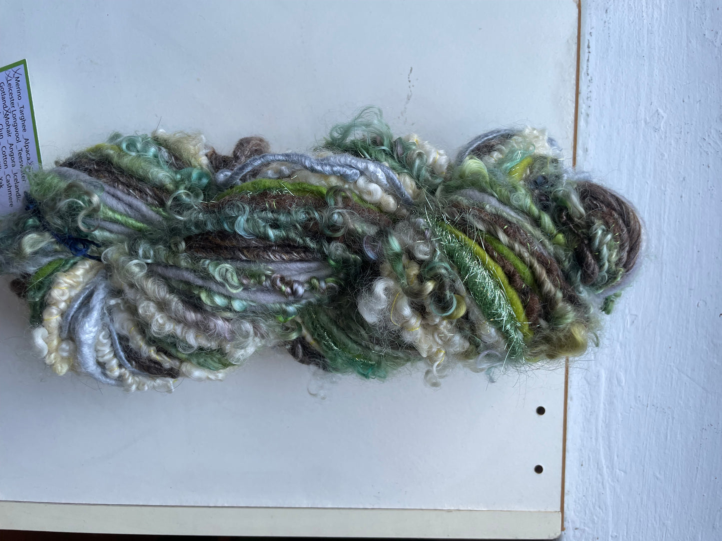 camo mambo : handspun striping art yarn
