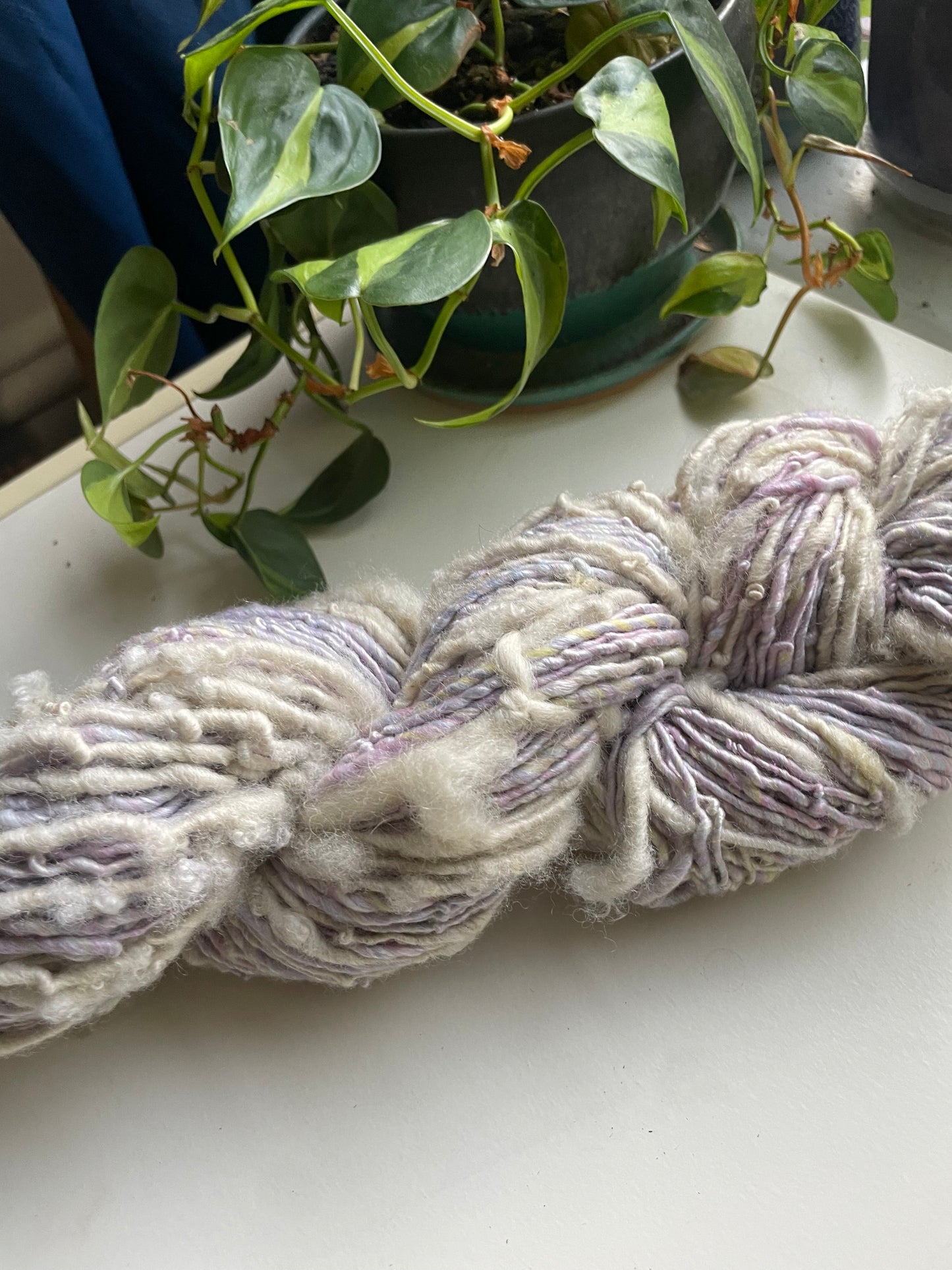 teenage dream single ply Self Striping Art Yarn