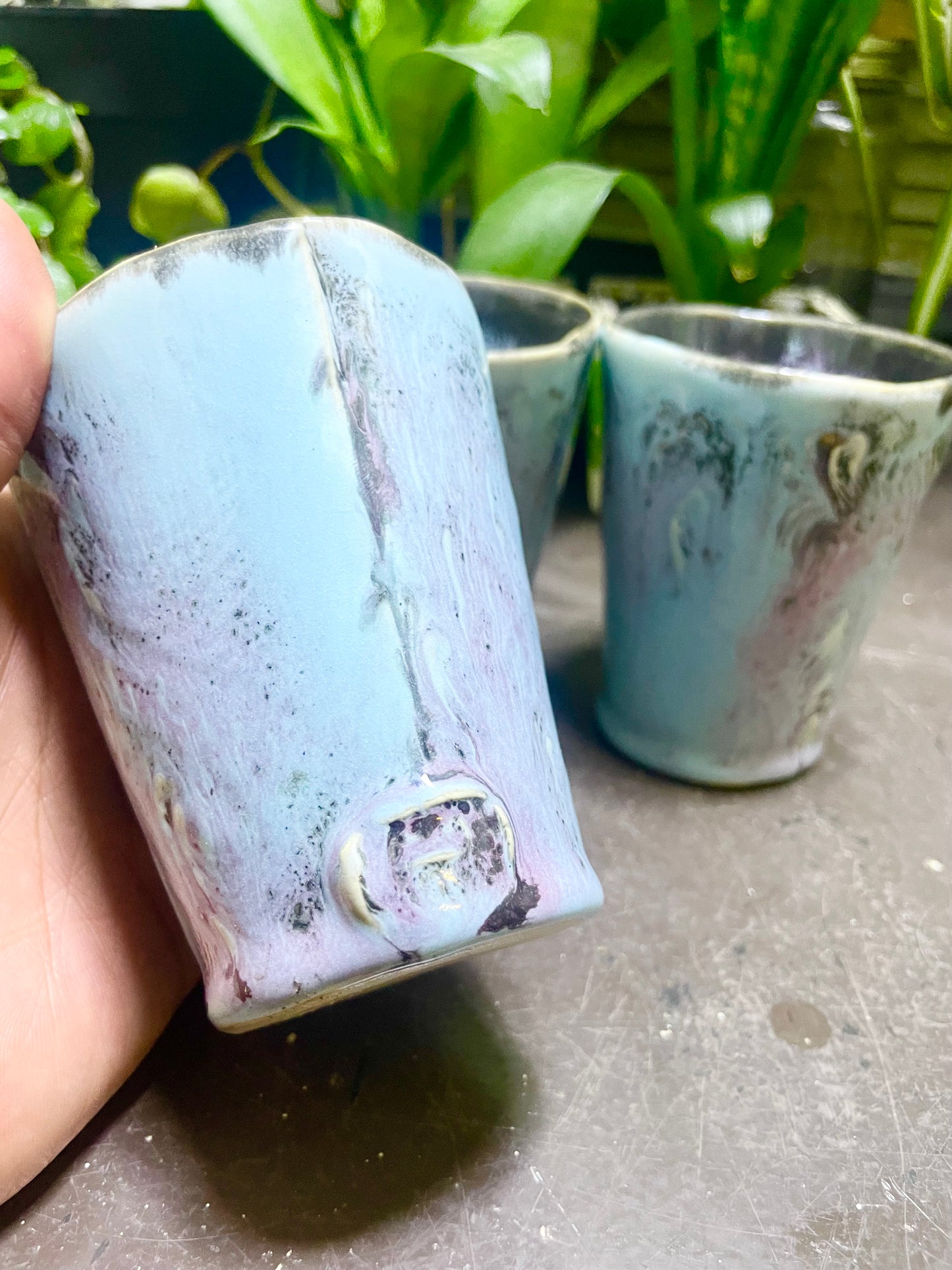 gothic cotton + candy Ceramic Cups Fabric Patterned
