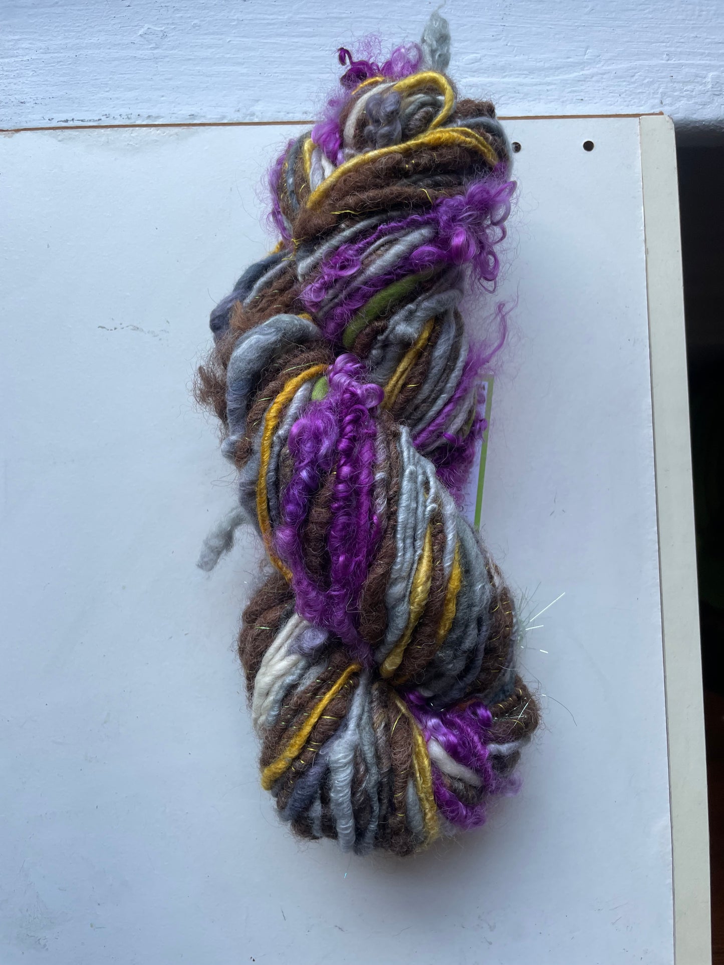 autumn breeze mambo : handspun striping art yarn
