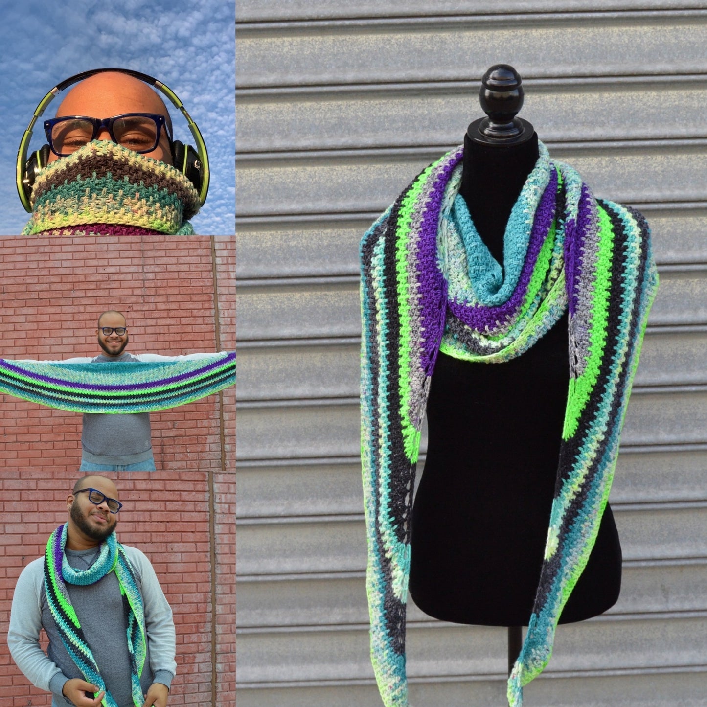 Orilla Scarf PDF Crochet Pattern