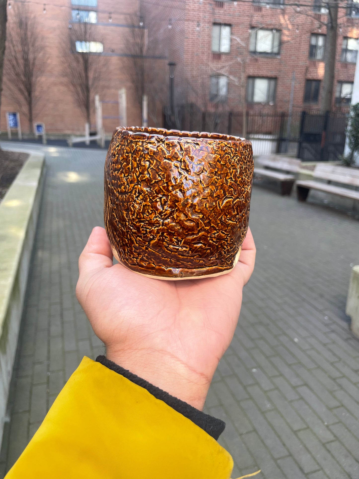 Bark Like Small Planter