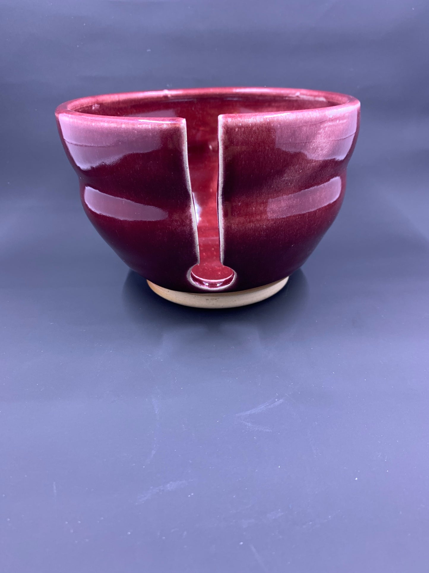 Brick Red Yarn Bowl Gifts for Knitters