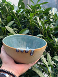 Speckled Blue Bowl -ooops