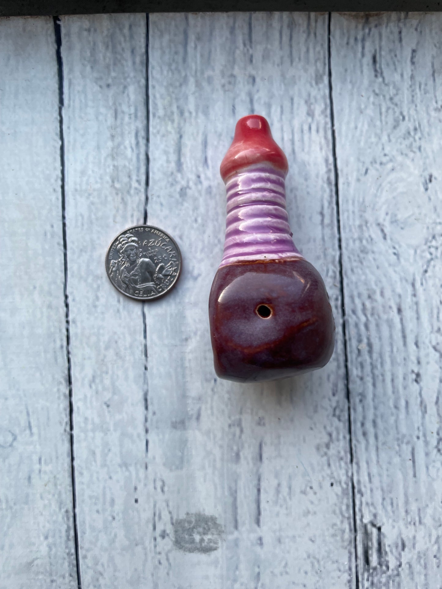 Wheel Thrown Smoking Pipe - turkey