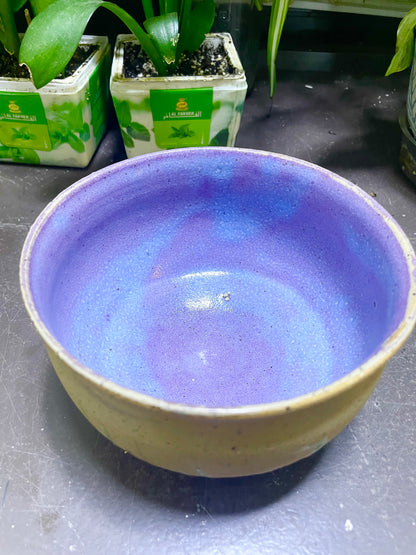 Slime Green Web Bottom Handmade Bowl Wicked Colors