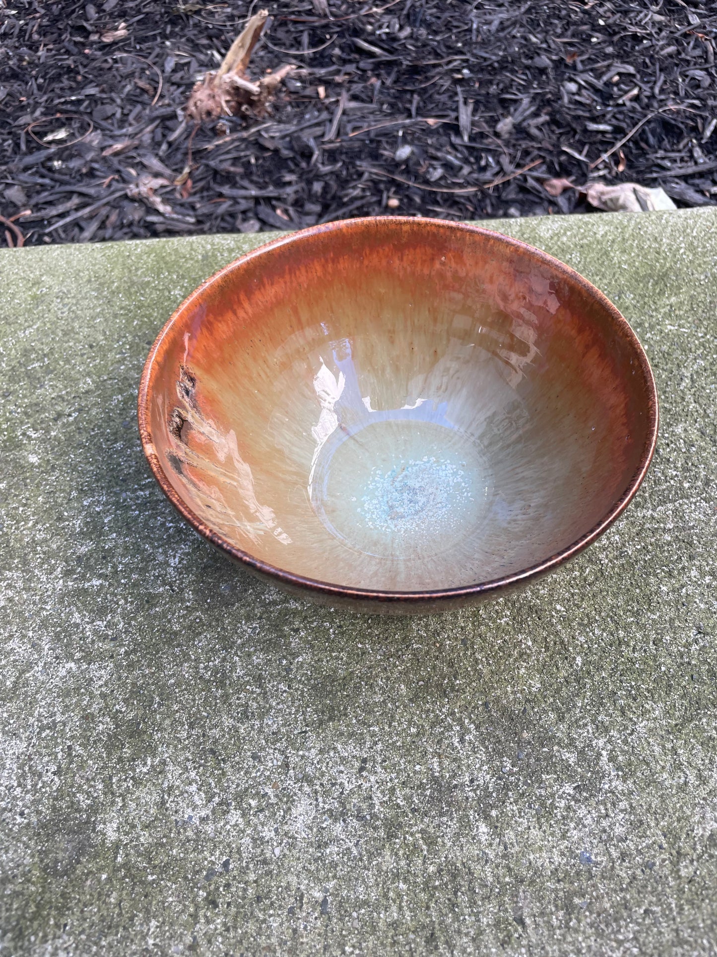 NEW IN STOCK Glowing Amber Bowl