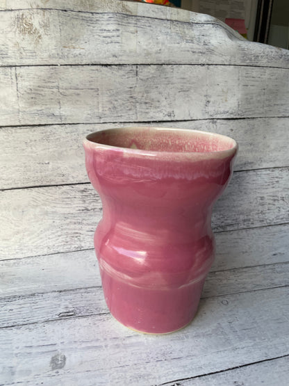 Strawberry Milk Squared Vase