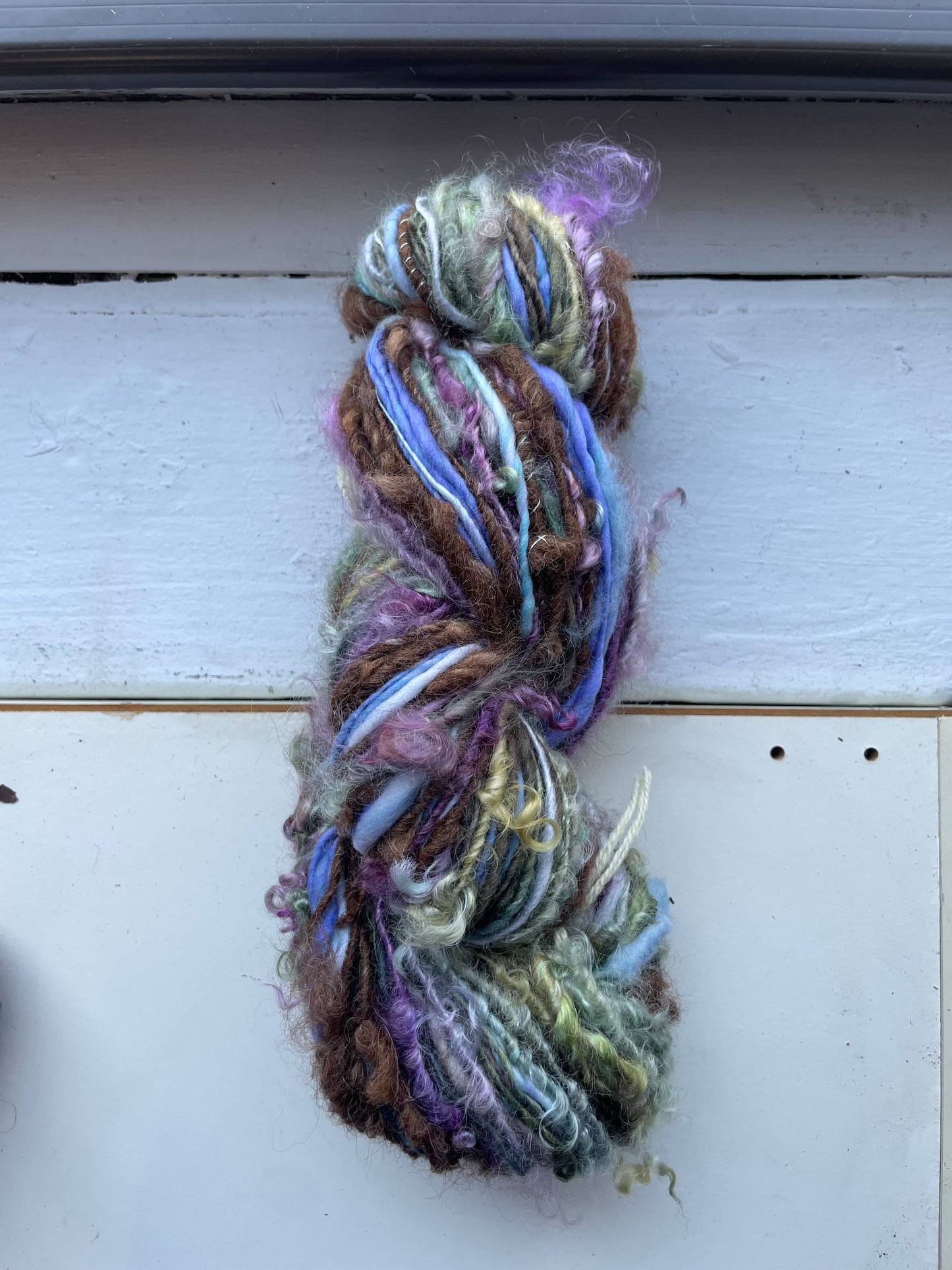 Lagoon mambo : handspun striping art yarn