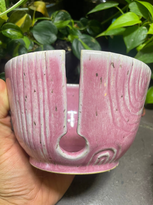 Juicy Pink Yarn Bowls