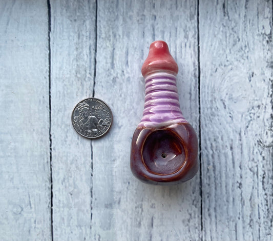 Wheel Thrown Smoking Pipe - turkey