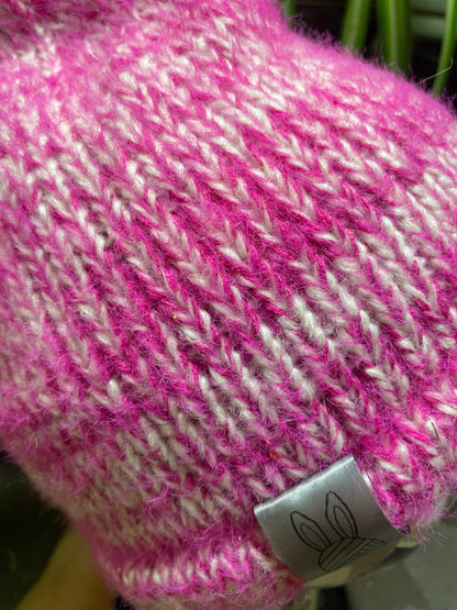 Hot Pink Knit Beanie