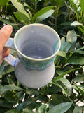 Hourglass Blue Green Mug