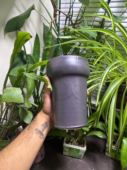 Gunmetal Bell Shaped Vase