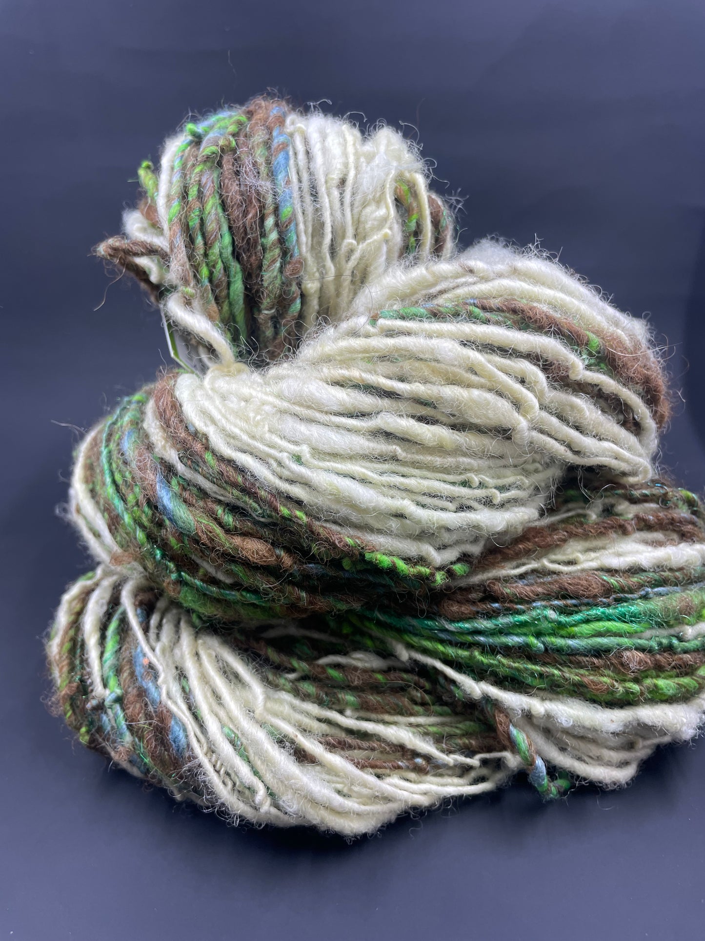 Jungle Mambo- Handspun Art Yarn Self Striping