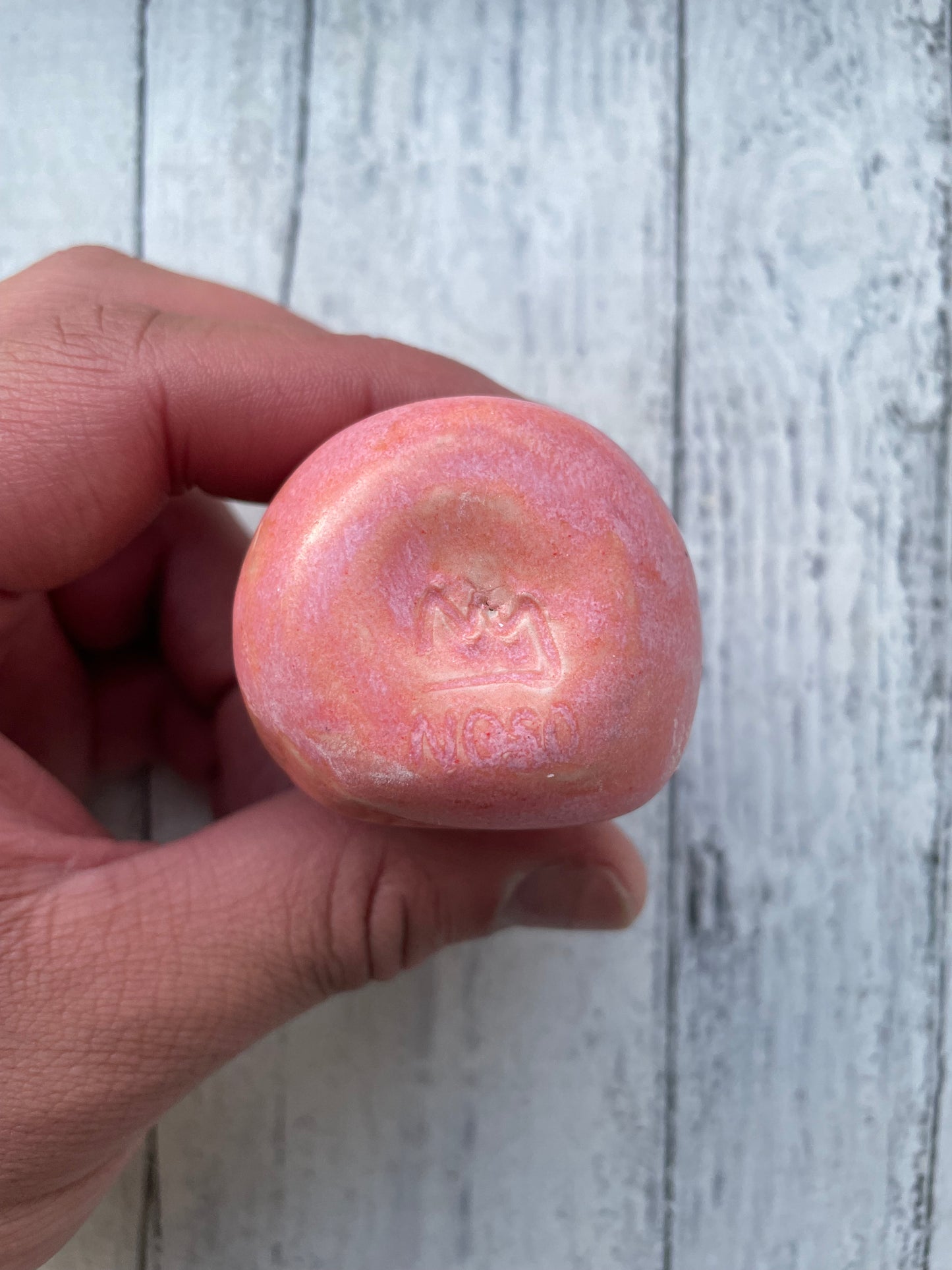 Wheel Thrown Smoking Pipe - Pink Eggplant