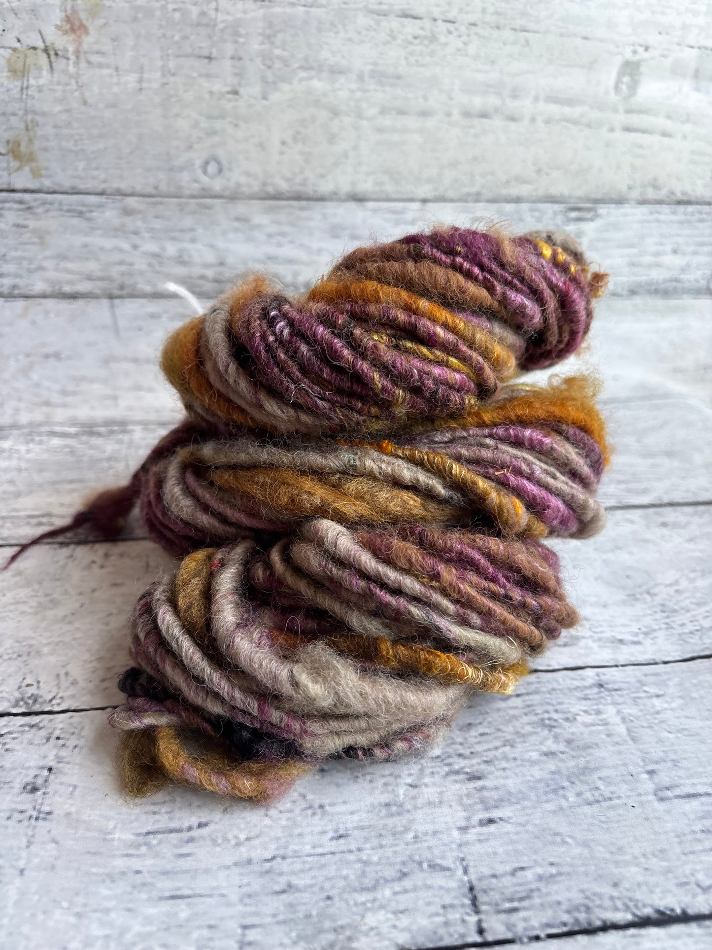 Autumn Breeze- Corespun BFL Silk Blend Yarn