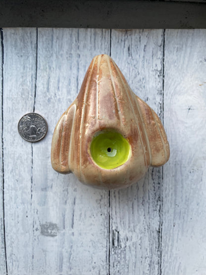 Cactus Smoking Pipe in Terra-cotta Neon