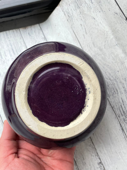 Purple Bowls set of two