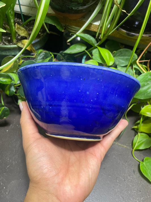 Royal Blue Soup Cereal Bowl Stoneware