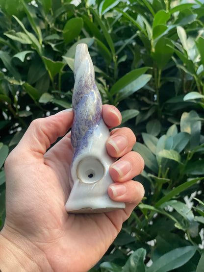 Unicorn Horn Herb Smoking Pipe- crocus