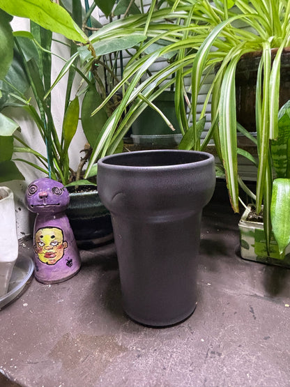 Gunmetal Bell Shaped Vase