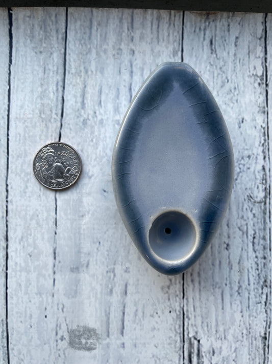 Coffin Smoking Pipe in Lite blue