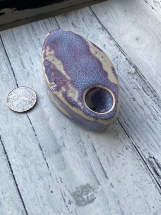 Coffin Smoking Pipe in electric purple