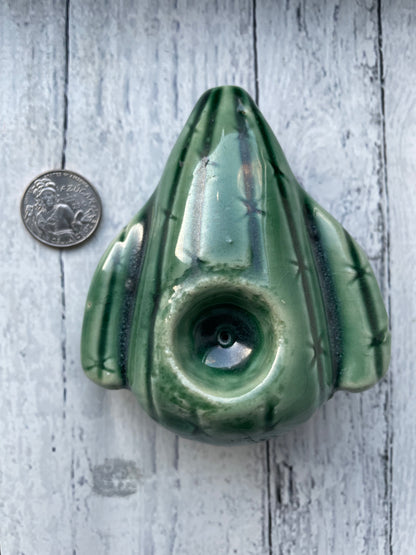 Cactus Smoking Pipe in Lite Green