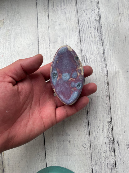 Coffin Smoking Pipe in electric purple