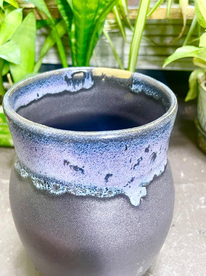 Galazy Matte Black Vase