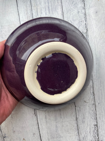 Purple Bowls set of two
