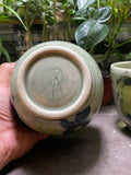 Playful Light Green Abstract Bowls