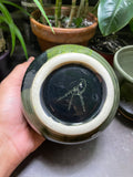 Grey Green Abstract Bowls