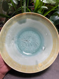 Hibiscus Motif Shallow Bowl