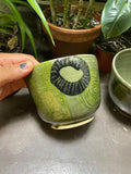 Grey Green Abstract Bowls