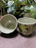 Playful Light Green Abstract Bowls