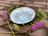 Doily Textured Blue Plate
