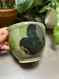 Grey Green Abstract Bowls