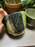 Grey Green Abstract Bowls