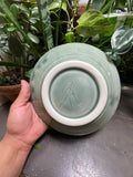 Hibiscus Motif Shallow Bowl