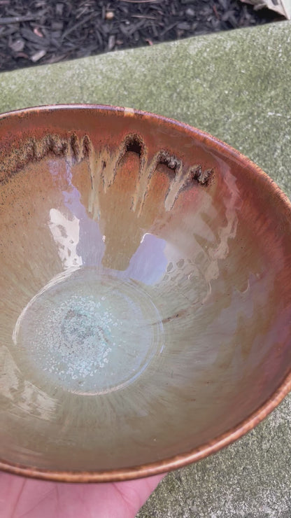 NEW IN STOCK Glowing Amber Bowl
