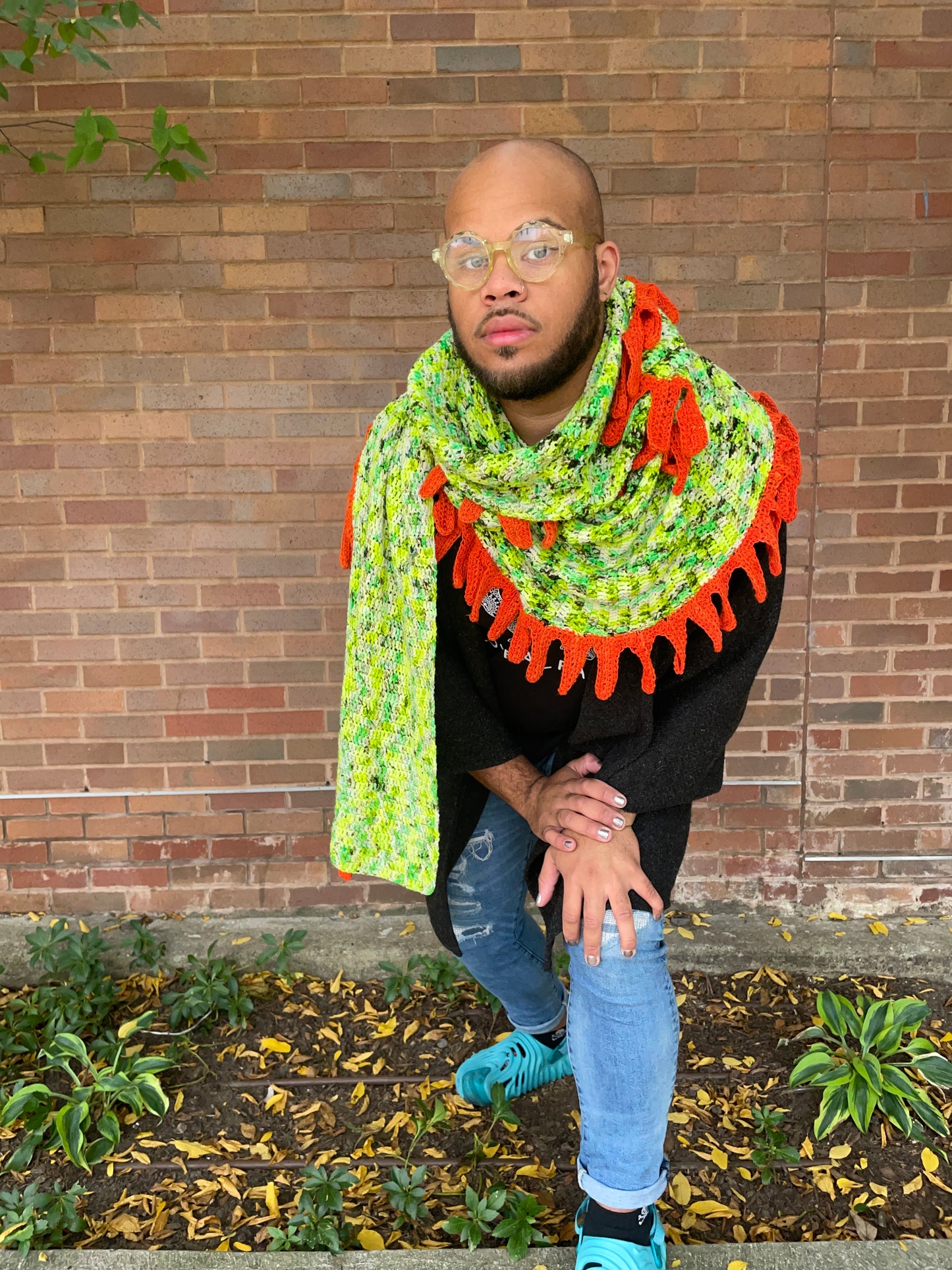Iguana PDF Crochet Scarf Pattern