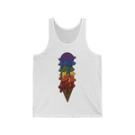 QUEER AND PROUD Melting Ice Cream Unisex Tank Top